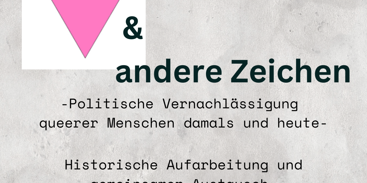 Rosa Winkel & andere Zeichen