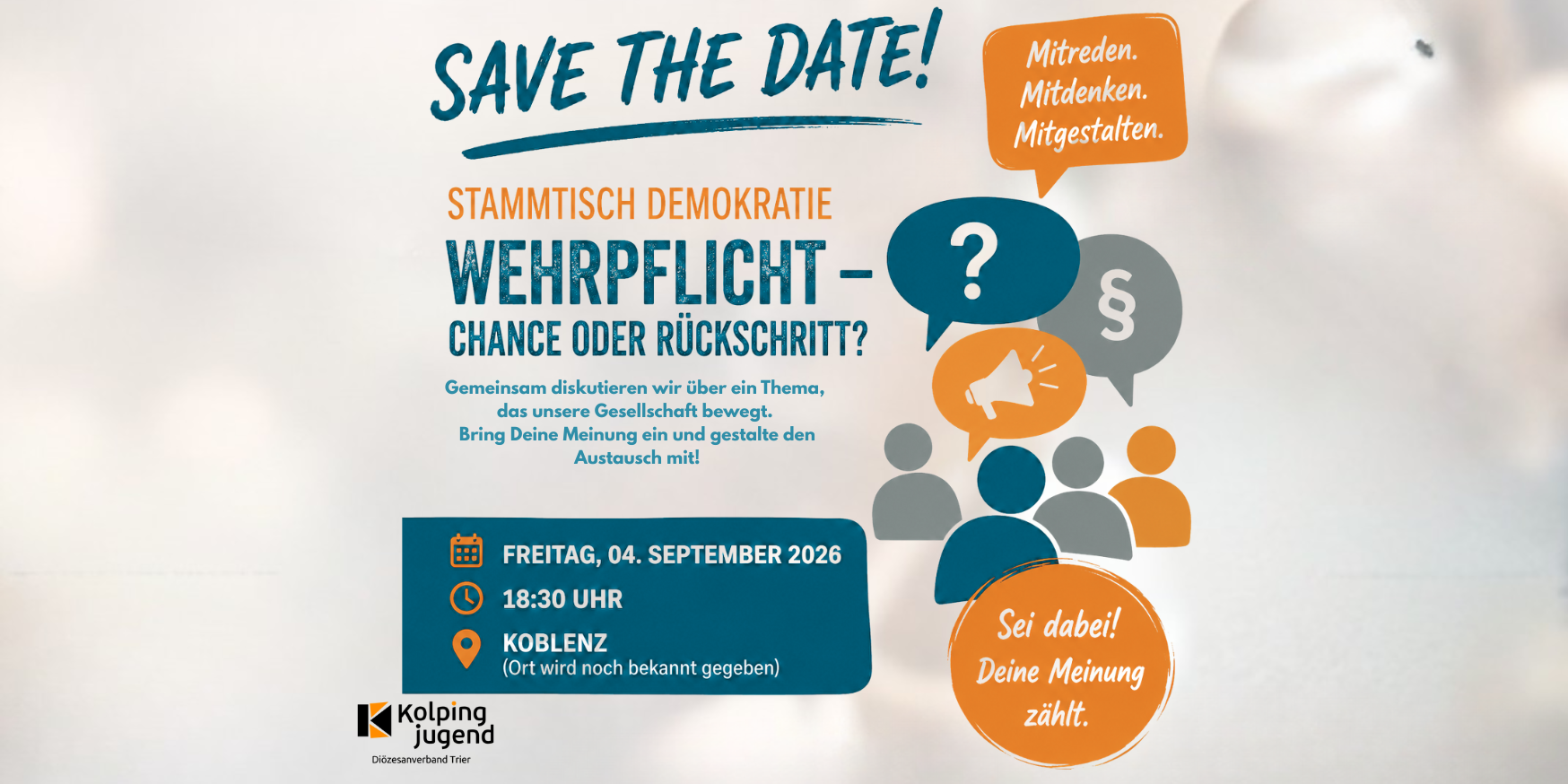 Save the Date Stammtisch